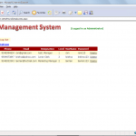 View employee record